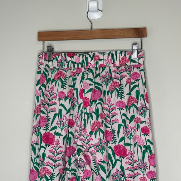 Mersea Size XSmall Over The‎ Moon Pajama Pants Lounge Wide Leg Peony Party - Picture 9 of 11